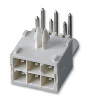 1-770969-0 - Pin Header, Wire-to-Board, 4.14 mm, 2 Rows, 6 Contacts, Through Hole Right Angle - AMP - TE CONNECTIVITY
