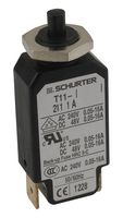 T11-211-1 - CIRCUIT BREAKER, THERMAL, 1P, 240V, 1A - SCHURTER