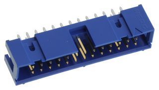 75869-105LF - Pin Header, Straight, Wire-to-Board, 2.54 mm, 2 Rows, 26 Contacts, Through Hole, FCI Quickie 75869 - AMPHENOL COMMUNICATIONS SOLUTIONS
