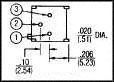 3299P-1-202LF. - TRIMMER, POTENTIOMETER, 2KOHM 25TURN THRU HOLE - BOURNS