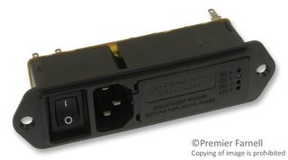 6VM1S. - POWER ENTRY MODULE, 6A - CORCOM - TE CONNECTIVITY