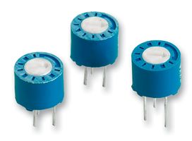 T7YA224MB40 - Trimpot, Single Turn, Cermet, Top Adjust, 220 kohm, Through Hole, 1 Turns - VISHAY