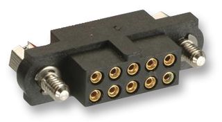M80-4600642 - Rectangular Connector, Dual in Line, Datamate J-Tek M80, 6 Contacts, Receptacle, 2 mm, Crimp, 2 Row - HARWIN