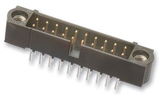 M80-5001042 - Pin Header, Dual in Line, Wire-to-Board, 2 mm, 2 Rows, 10 Contacts, Through Hole Straight - HARWIN