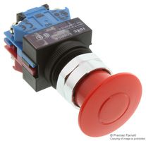 AYW411-R - SWITCH, EMERGENCY STOP, 1NO/1NC, 600VAC - IDEC