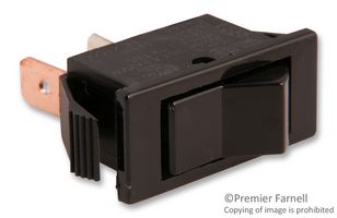 160011E - SWITCH, ROCKER, SPST, 16A, 250V, BLACK - EATON