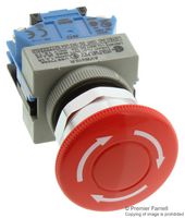 AVW410-R - SWITCH, EMERGENCY STOP, 1NO, 600VAC - IDEC