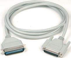 SPC20025 - PRINTER CABLE, PARALLEL, 6FT, GRAY - MULTICOMP