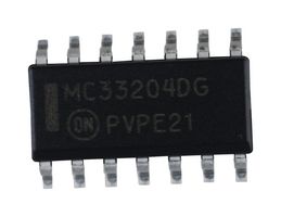 MC33204DR2G. - OP AMP, 2.2MHZ, 1V/uS, SOIC-14 - ONSEMI