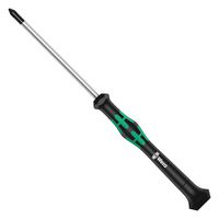 118032 - PZ1 x 80mm Kraftform Micro Round Blade Screwdriver for Pozidriv Screws - WERA