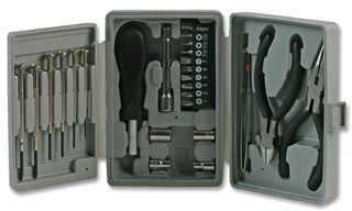 D00197 - Mini Tool Kit, 26 Pieces, Bits, Sockets, Plier, Cutter, Drivers, Chrome Vanadium Steel - DURATOOL