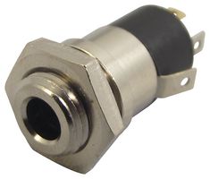 1502 02 - Phone Audio Connector, 4 Contacts, Jack, 3.5 mm, Panel Mount, Tin Plated Contacts, Metal Body - LUMBERG