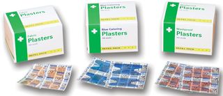 D8003 - Plaster Kit, First Aid, Fabric, Large, Pack of 100 - SAFETY FIRST AID GROUP