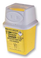 Q2055 - Disposal Box, Sharps, Biohazard, Non-Toxic, 4 L Capacity - SAFETY FIRST AID GROUP