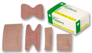 D8010 - Plaster Kit, Hypoallergenic, Fabric, Breathable, Assorted Sizes, Pack of 100 - SAFETY FIRST AID GROUP