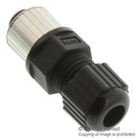 1838274-3 - Sensor Connector, M12, Female, 5 Positions, Solder Socket, Straight Cable Mount - TE CONNECTIVITY