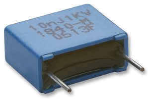 MKP1840510404M - Power Film Capacitor, Metallized PP, Radial Box - 2 Pin, 0.1 µF, ± 5%, High Frequency - VISHAY