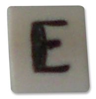 05811914 - Wire Marker, Z Type, Push On Pre Printed, E, Black, White, 3.2 mm - TE CONNECTIVITY