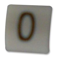 05811924 - Wire Marker, Z Type, Push On Pre Printed, O, Black, White, 3.2 mm - TE CONNECTIVITY