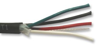 25002 BK005 - Multicore Cable, Xtra Guard® 2, Unscreened, 2 Core, 22 AWG, 0.35 mm², 100 ft, 30.5 m - ALPHA WIRE