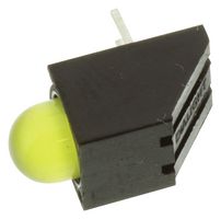 550-0307F - Circuit Board Indicator, Yellow, 1 LEDs, Through Hole, T-1 3/4 (5mm), 20 mA, 12.3 mcd - DIALIGHT