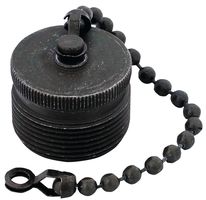 9760-14P - Dust Cap / Cover, Dust Cap, 97 Series Standard Circular Plug, Shell Size 14, Metal Body - AMPHENOL INDUSTRIAL