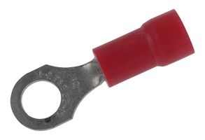 RA877 - TERMINAL, RING TONGUE, #10, CRIMP, RED - ABB - THOMAS & BETTS