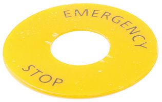RB2-PY9330 22mm Switches 60mm EM.Stop Legend multicomp