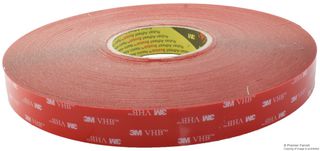4905F 25MM - Foam Tape, Double Sided, Acrylic, Transparent, 25 mm x 66 m - 3M