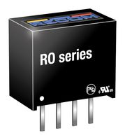RO-0515S - Isolated Through Hole DC/DC Converter, Medical, 1:1, 1 W, 1 Output, 15 V, 66 mA - RECOM POWER