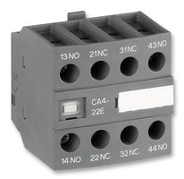CA4-22E - Contact Block, Front, 2NO+2NC, 6 A, 690 V, 4 Pole, Screw - ABB