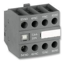 CA4-22N - Contact Block, Front, 2NO+2NC, 6 A, 690 V, 4 Pole, Screw - ABB