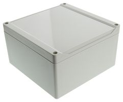 1555SGY - Plastic Enclosure, Watertight, DIN Rail, ABS, 90 mm, 160 mm, 90 mm, IP66 - HAMMOND