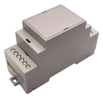 MC001141 - Plastic Enclosure, DIN Rail, ABS, Polycarbonate, 90.2 mm, 36.3 mm, 57.5 mm - MULTICOMP PRO