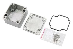 MC001173 - Metal Enclosure, Die Cast, With EPDM Continuous Seal, Small, Diecast Aluminium, 55 mm, 65 mm - MULTICOMP PRO