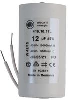 4.16.10.17.06 Cap, 12µF, 450VAC, 5%, PP, Can DUCATI
