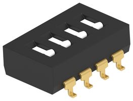 1-1825059-3 Dip Switch, SPST, 0.1A, 24Vdc, SMD Te Connectivity