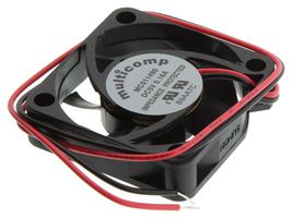 MC011490 - DC Axial Fan, 5 V, Square, 40 mm, 10 mm, Sleeve Bearing, 7.1 CFM - MULTICOMP