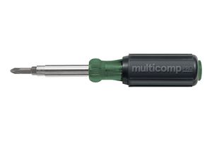 MP700126 - Screwdriver / Nut Driver, 4 Pcs of PH1/2 Phillips, 1/4", 3/16" Slotted Bits, 1/4", 5/16" Nut Drivers - MULTICOMP PRO