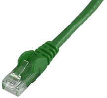 PSG90854 - Ethernet Cable, Cat6, Cat6, RJ45 Plug to RJ45 Plug, UTP (Unshielded Twisted Pair), Green, 0.2 m - PRO SIGNAL