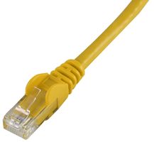 PSG90856 - Ethernet Cable, Cat6, Cat6, RJ45 Plug to RJ45 Plug, UTP (Unshielded Twisted Pair), Yellow, 0.2 m - PRO SIGNAL