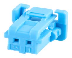 560123-0204 WTB Housing, Rcpt, 2Pos, 1ROW, 2mm, Blu Molex