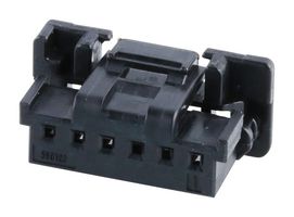 560123-0601 WTB Housing, Rcpt, 6Pos, 1ROW, 2mm, Blk Molex