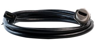 MP002472 - Audio / Video Cable Assembly, HDMI Receptacle, HDMI Plug, 6.6 ft, 2 m, Black - MULTICOMP PRO