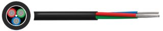 MP002327 - Multicore Cable, 7-2-3A, Unscreened, 3 Core, 0.22 mm², 328 ft, 100 m - MULTICOMP PRO