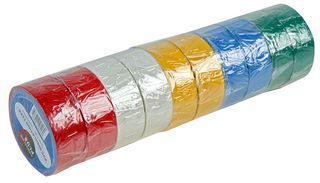 SH5005-10MPK - Electrical Insulation Tape, PVC (Polyvinyl Chloride), Multicolour, 19 mm x 8 m - PRO POWER