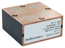 MP004044 - Power Film Capacitor, Metallized PP, 0.33 µF, ± 10%, Induction Heating, Resonant Power Supplies - MULTICOMP PRO