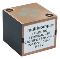 MP004091 - Power Film Capacitor, Metallized PP, 0.66 µF, ± 10%, Induction Heating, Resonant Power Supplies - MULTICOMP PRO