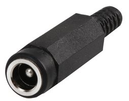 PPW01006 - DC Power Connector, Receptacle, 500 mA, 2.1 mm, Cable Mount, Solder - PRO POWER