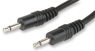 AV02013 - Audio / Video Cable Assembly, 3.5mm Mono Jack Plug, 3.5mm Mono Jack Plug, 16.4 ft, 5 m, Black - PRO SIGNAL